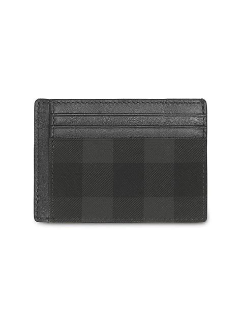 burberry chase|Check Money Clip Card Case in Charcoal.